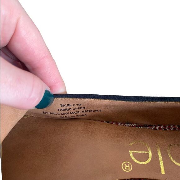 Nicole Bauble Flats Red Size 7 - Picture 6 of 8